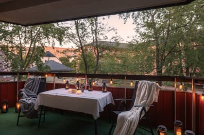 Balkong eller utsiktsbild