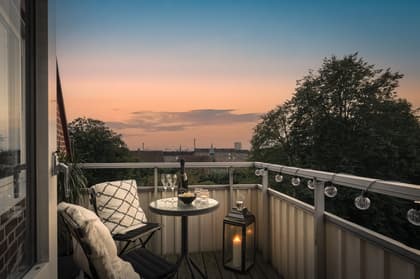 Balkong eller utsiktsbild