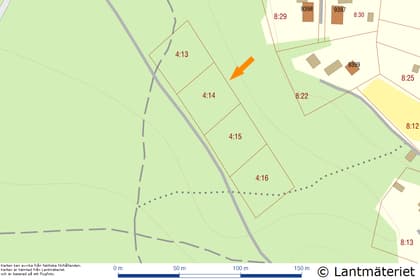 Illustrerad karta över fastigheten eller området