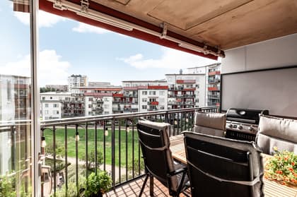 Balkong eller utsiktsbild