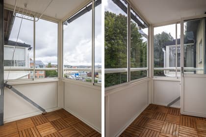 Balkong eller utsiktsbild