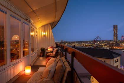 Balkong eller utsiktsbild