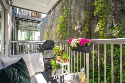 Balkong eller utsiktsbild