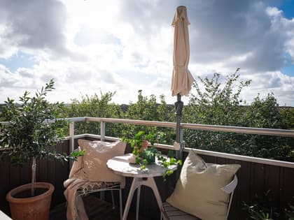 Balkong eller utsiktsbild