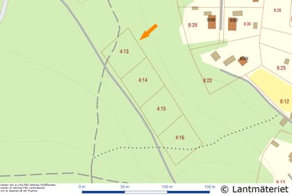 Illustrerad karta över fastigheten eller området