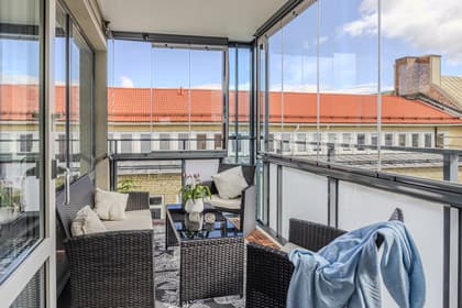 Balkong eller utsiktsbild