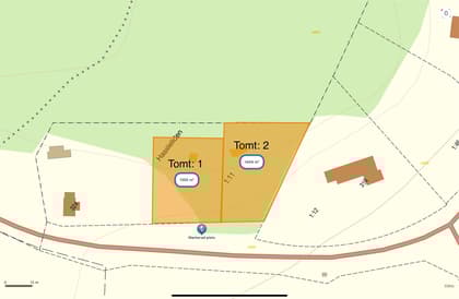 Illustrerad karta över fastigheten eller området