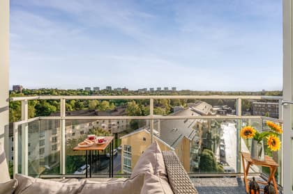 Balkong eller utsiktsbild