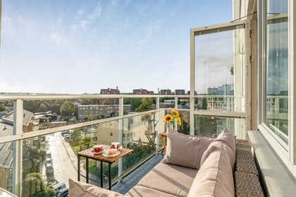 Balkong eller utsiktsbild