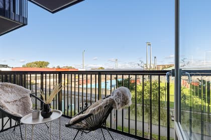 Balkong eller utsiktsbild