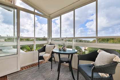 Balkong eller utsiktsbild