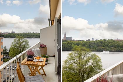 Balkong eller utsiktsbild