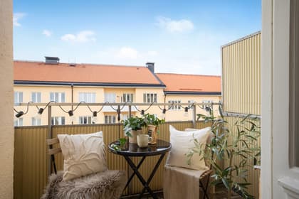 Balkong eller utsiktsbild