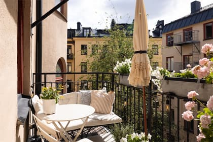 Balkong eller utsiktsbild