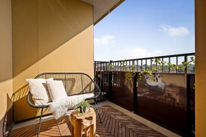 Balkong eller utsiktsbild