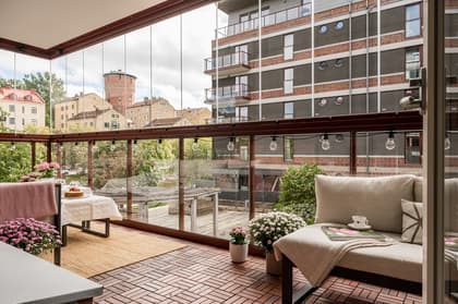 Balkong eller utsiktsbild