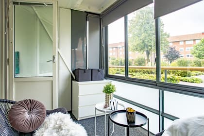 Balkong eller utsiktsbild