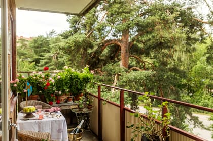 Balkong eller utsiktsbild