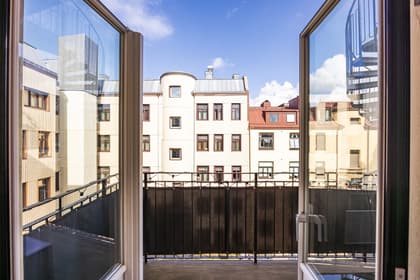 Balkong eller utsiktsbild