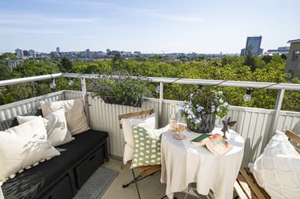 Balkong eller utsiktsbild