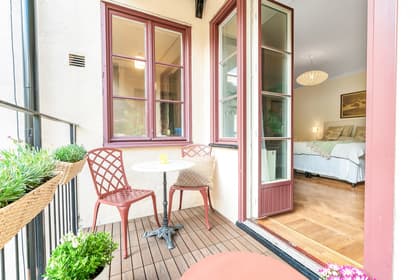 Balkong eller utsiktsbild