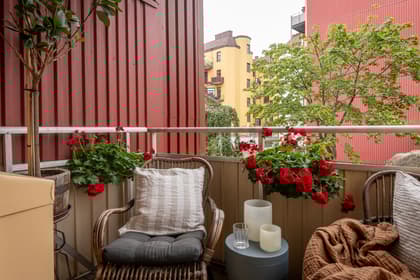 Balkong eller utsiktsbild