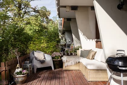 Balkong eller utsiktsbild