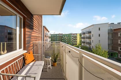 Balkong eller utsiktsbild