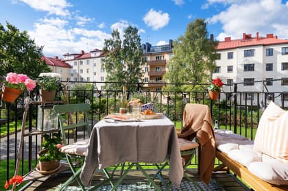 Balkong eller utsiktsbild