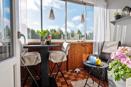 Balkong eller utsiktsbild