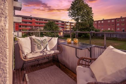 Balkong eller utsiktsbild