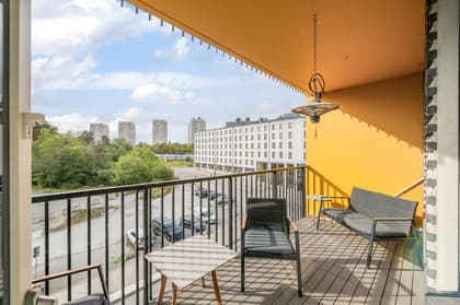 Balkong eller utsiktsbild