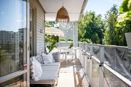 Balkong eller utsiktsbild