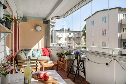 Balkong eller utsiktsbild