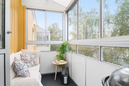 Balkong eller utsiktsbild