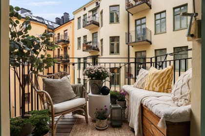 Balkong eller utsiktsbild