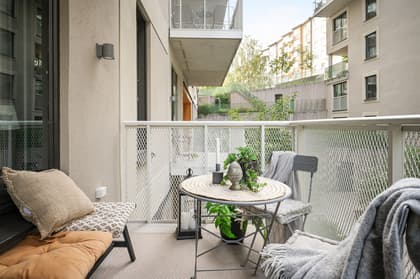 Balkong eller utsiktsbild