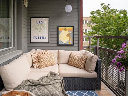 Balkong eller utsiktsbild