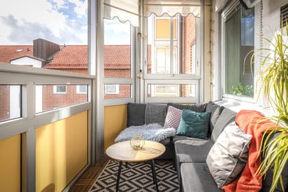 Balkong eller utsiktsbild