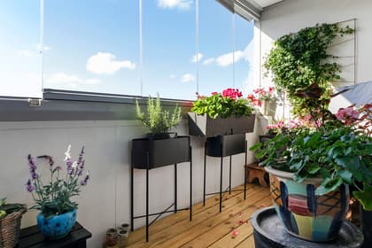 Balkong eller utsiktsbild