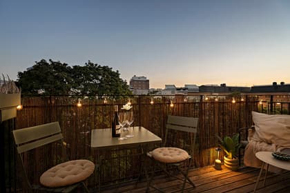 Balkong eller utsiktsbild