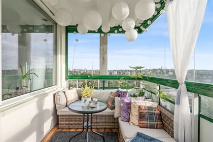 Balkong eller utsiktsbild