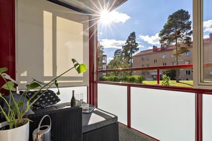 Balkong eller utsiktsbild