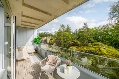 Balkong eller utsiktsbild