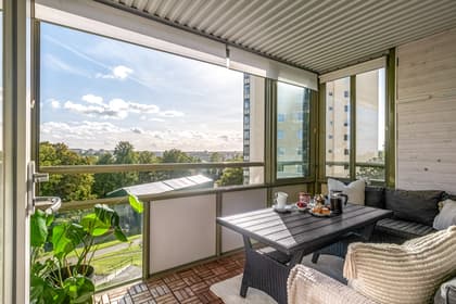 Balkong eller utsiktsbild