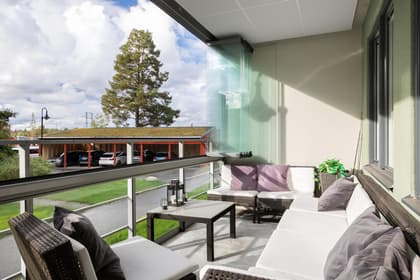 Balkong eller utsiktsbild