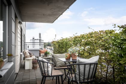 Balkong eller utsiktsbild