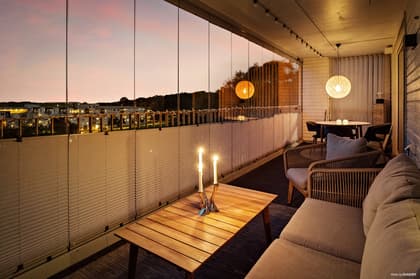 Balkong eller utsiktsbild