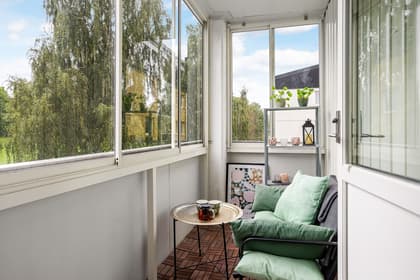 Balkong eller utsiktsbild