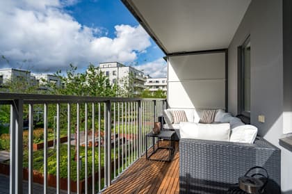 Balkong eller utsiktsbild